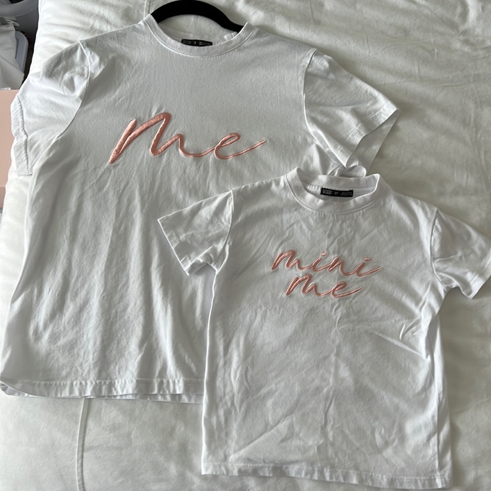 Mommy & me matching tees set